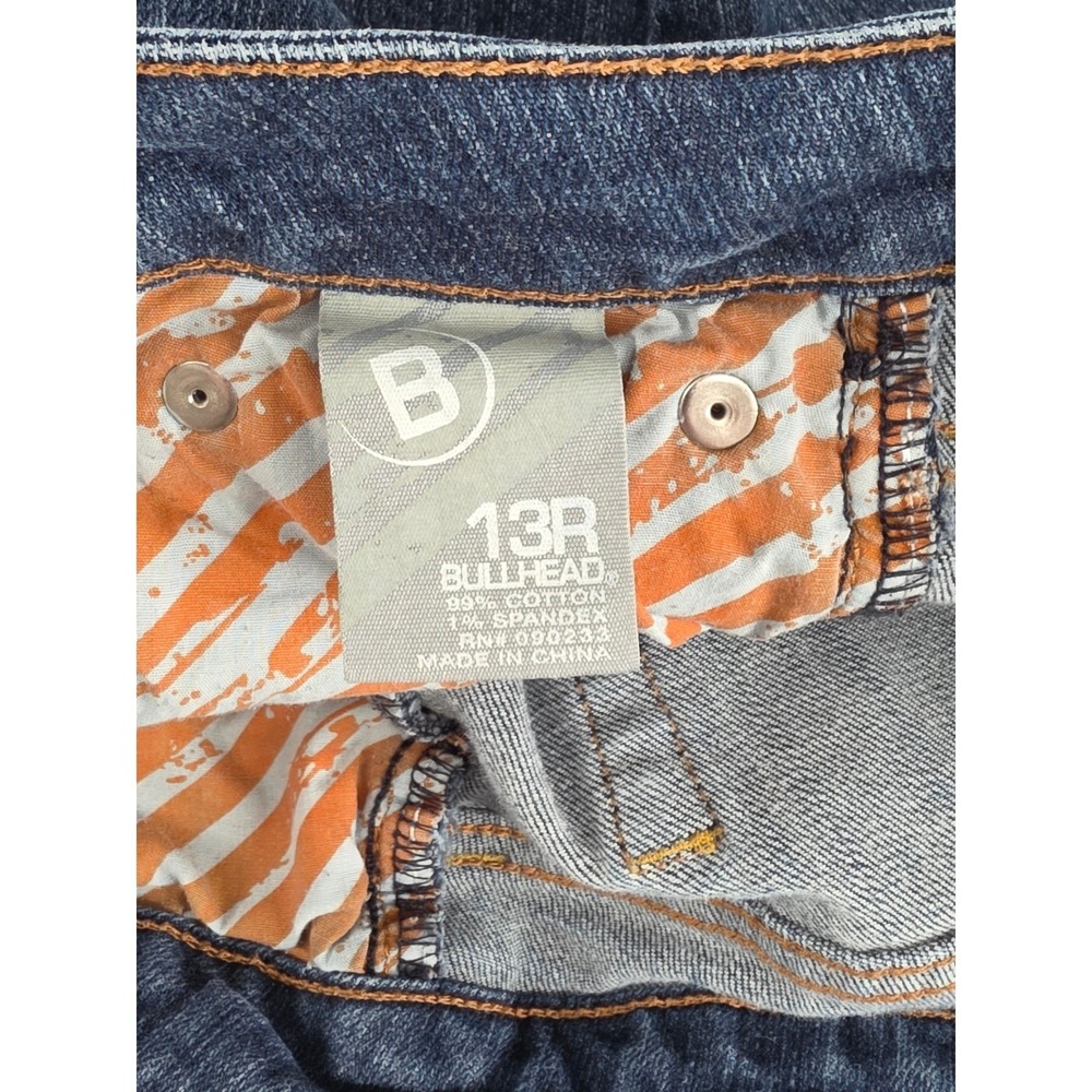 Bullhead Jeans Bootcut Low Rise Medium Wash Stretch Y2K Juniors 13 - Picture 9 of 9